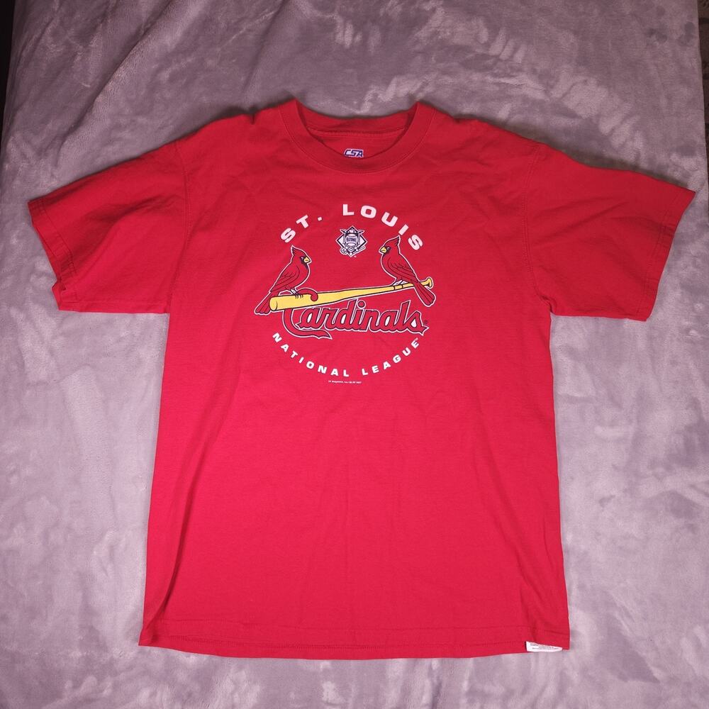 St. Louis Cardinals MLB Red T Shirt Mens Large VF Imagewear Cotton